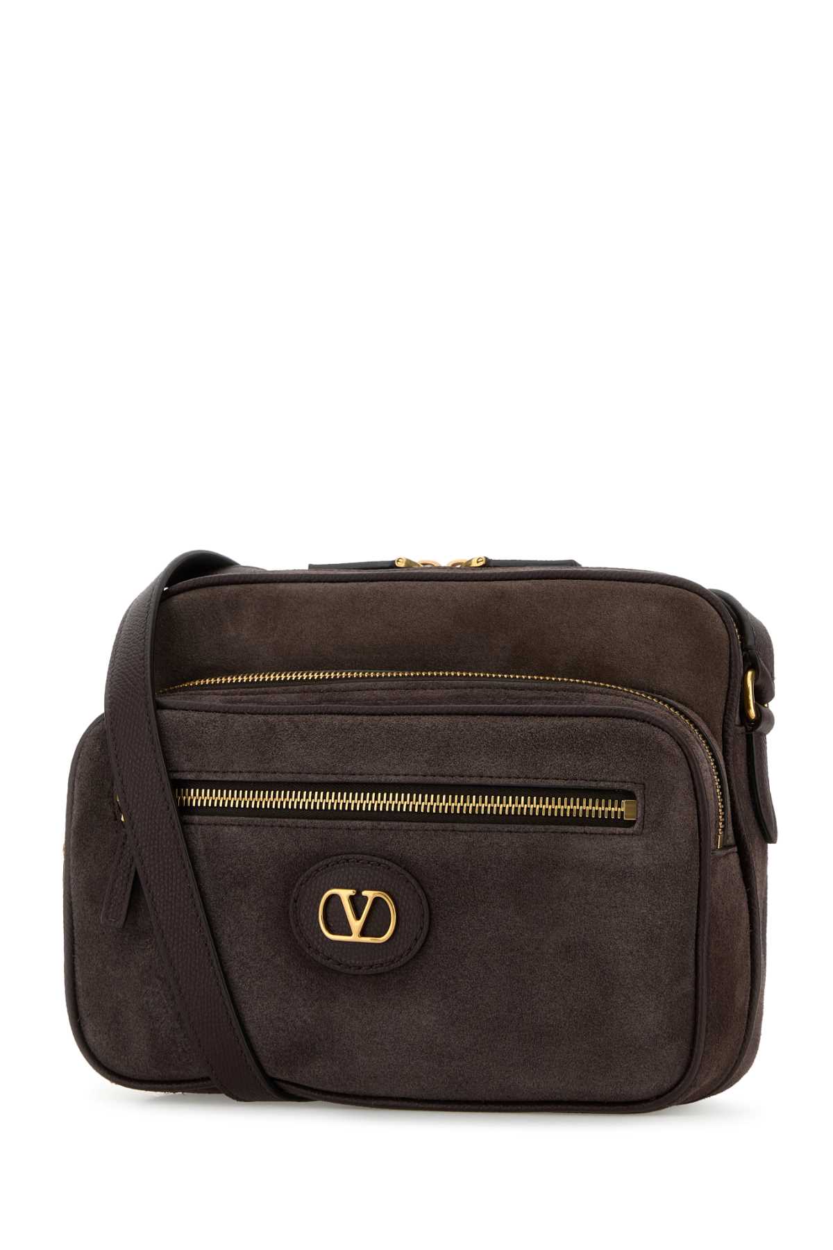 Dark brown suede Antibes crossbody bag 8Y2B0S96UEXRE6 (Valentino Garavani / ハンドバッグ・ショルダーバッグ ) | Valentino Garavani (ヴァレンティノ)(1)