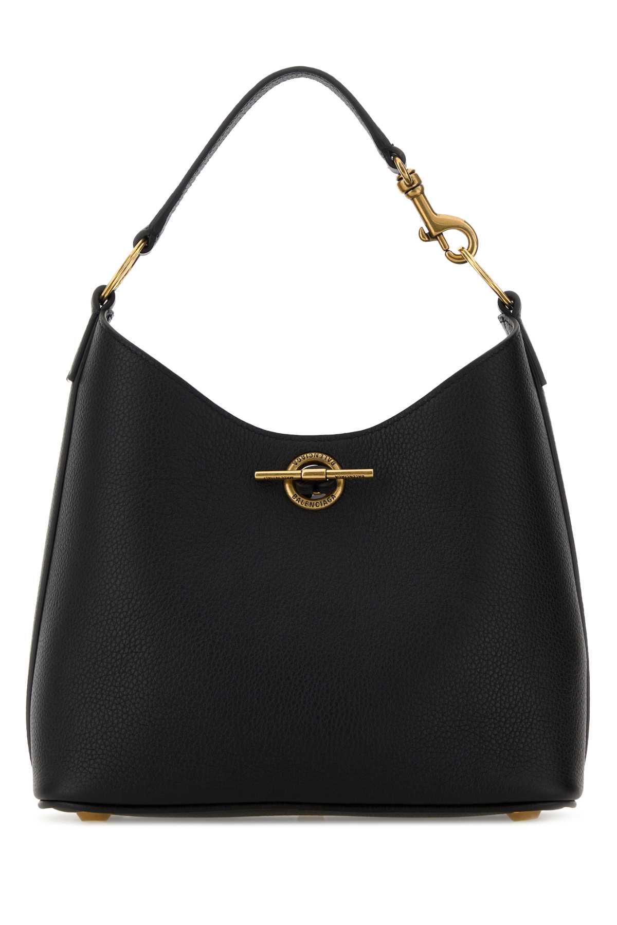 Black leather Carrie Handbag 8456012ABNQ1000 (Balenciaga / ハンドバッグ・ショルダーバッグ ) | Balenciaga (バレンシアガ)(2)