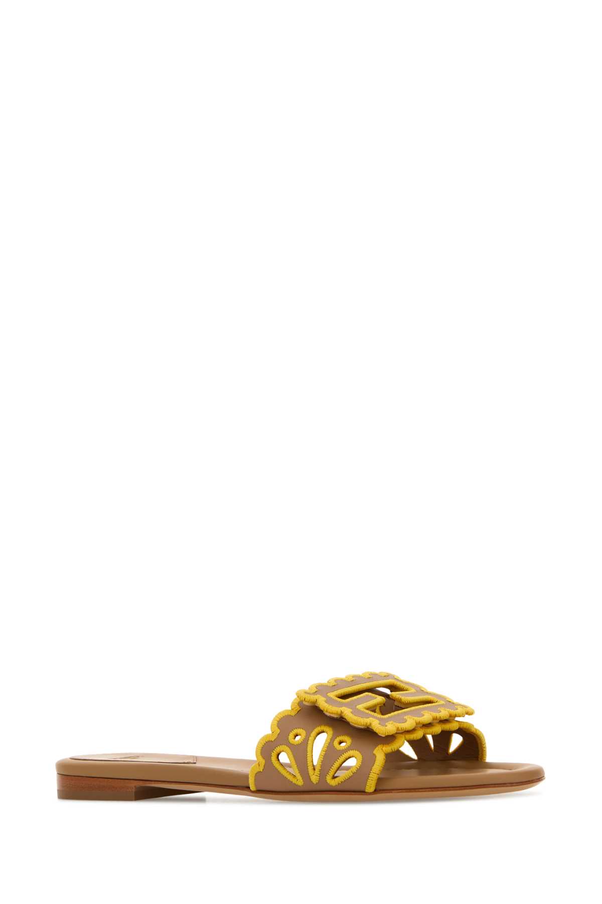 Camel leather Baguette slippers 8R8979AWLAF1VP1 (FENDI / サンダル ) | FENDI (フェンディ)(1)