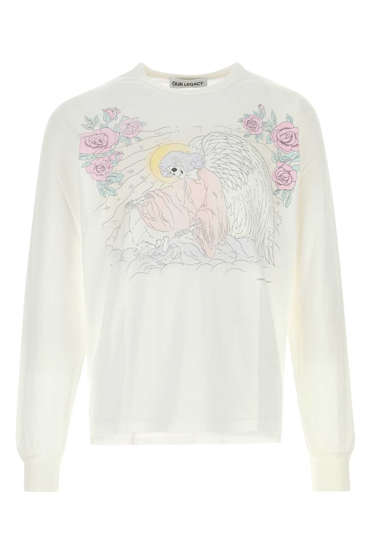 White cotton oversize t-shirt M2266CFPFAREWELLPRINT (OUR LEGACY / タンクトップ・キャミソール ) | OUR LEGACY (アワーレガシー)