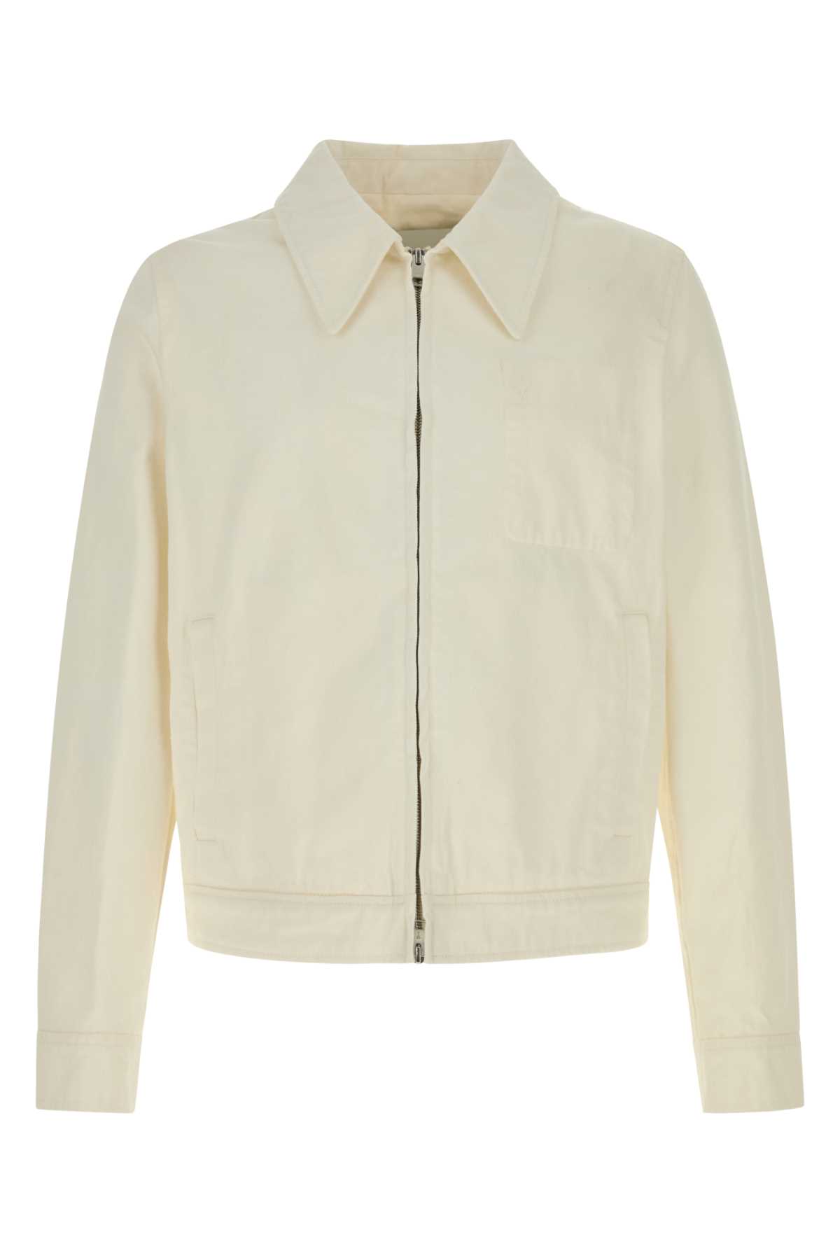 Ivory denim jacket HJK904DE0126136 (AMI Paris / カジュアルジャケット ) | AMI Paris (アミパリス)