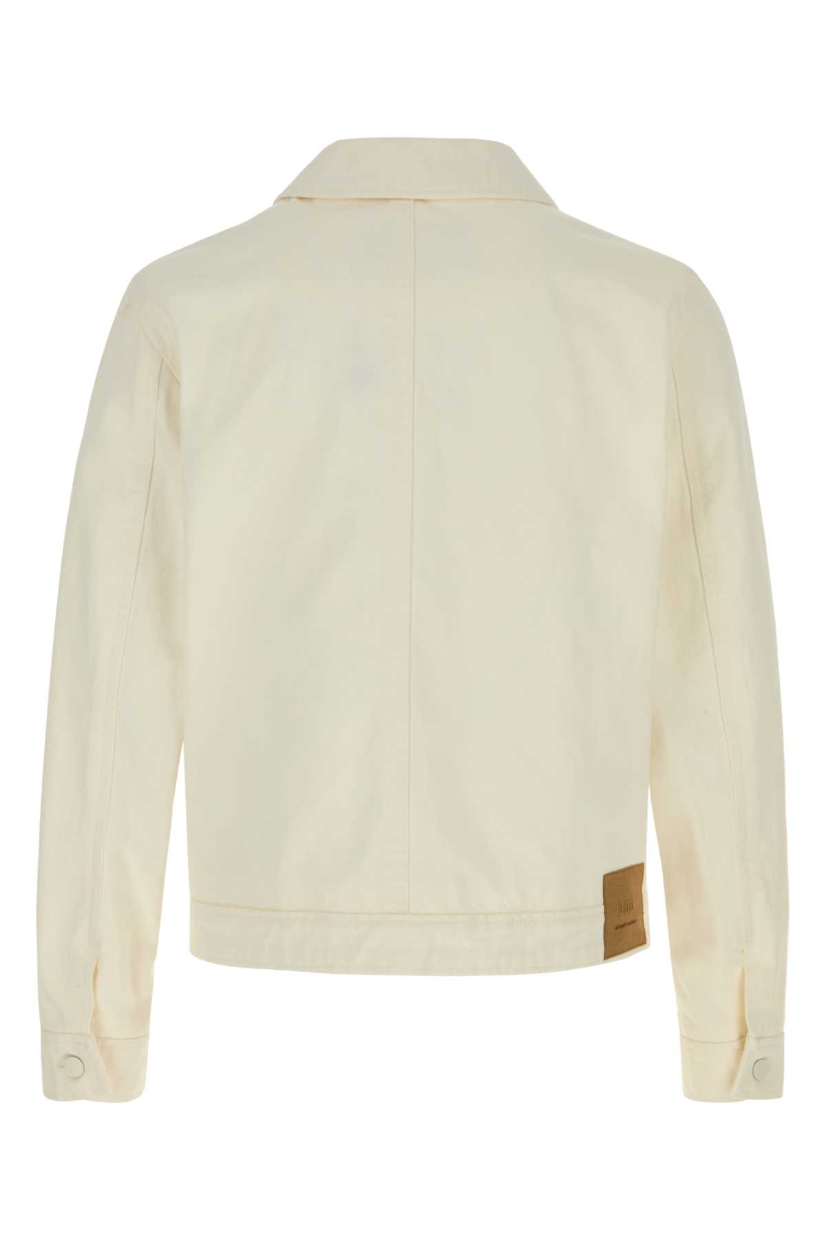 Ivory denim jacket HJK904DE0126136 (AMI Paris / カジュアルジャケット ) | AMI Paris (アミパリス)(1)