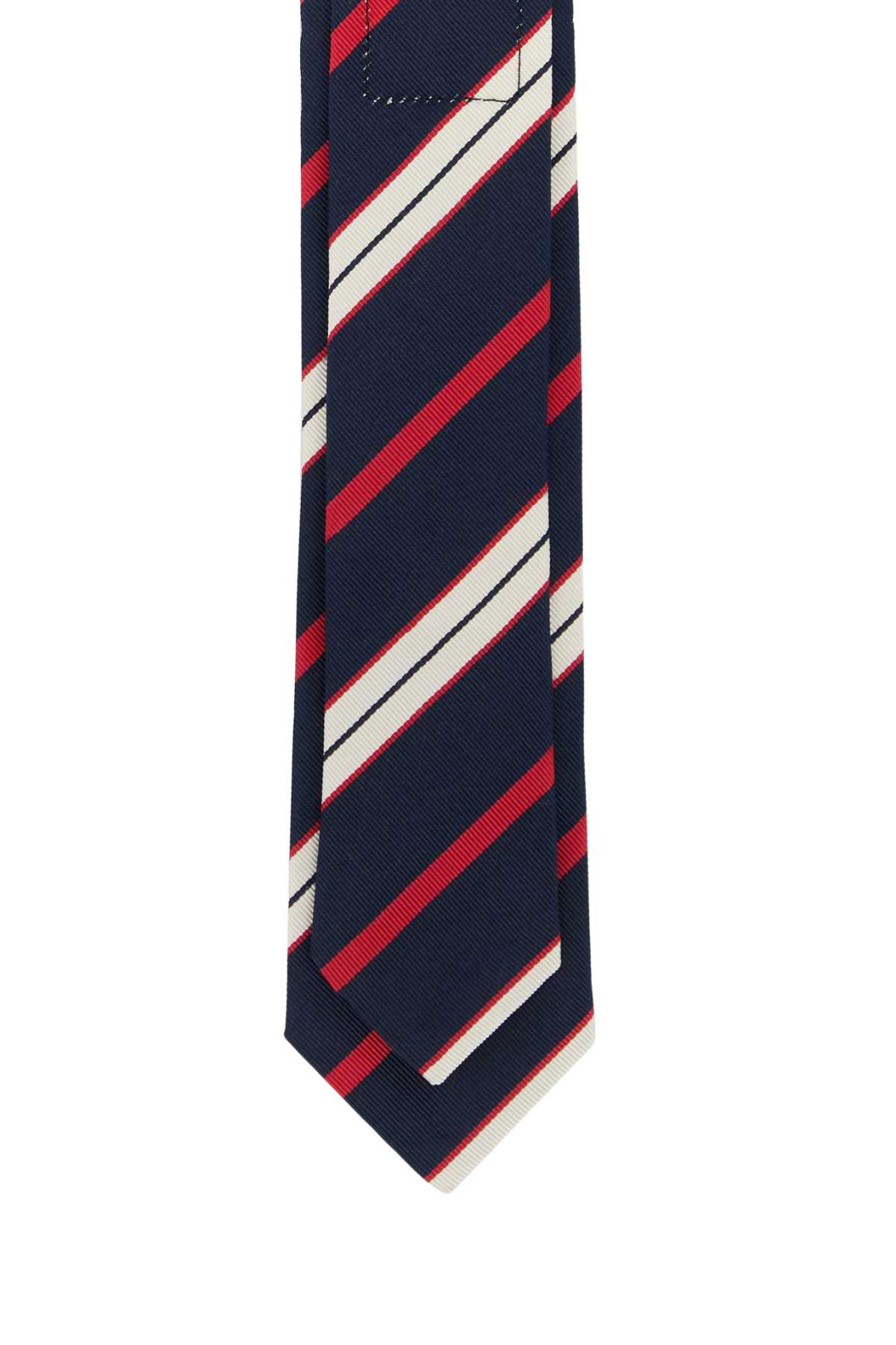 Embroidered silk blend tie MNL001A07182960 (Thom Browne / ネクタイ ) | Thom Browne (トム・ブラウン)(2)