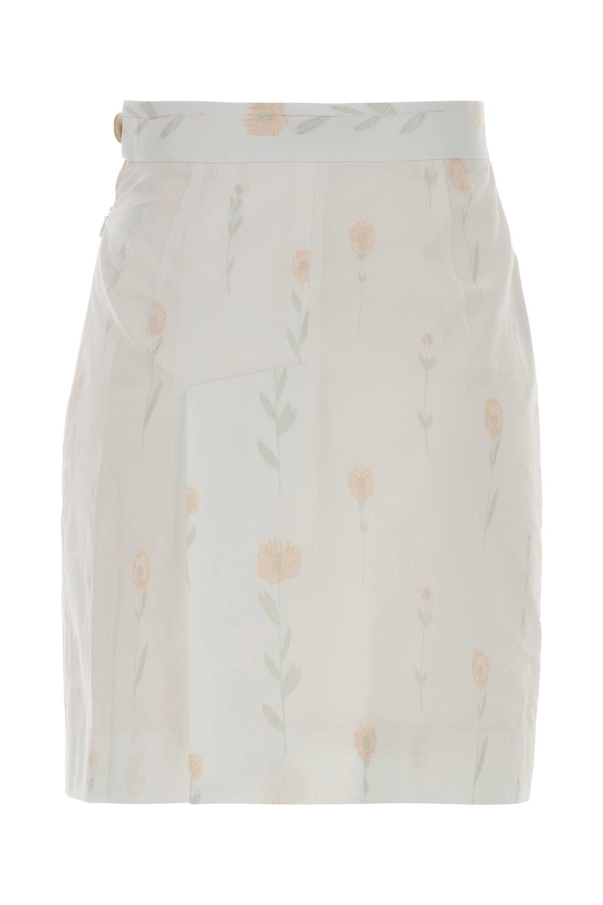 Floral cotton blend Crotch mini skirt 1K010030W01ENA207 (Vivienne Westwood / スカート ) | Vivienne Westwood (ヴィヴィアン・ウェストウッド)(1)