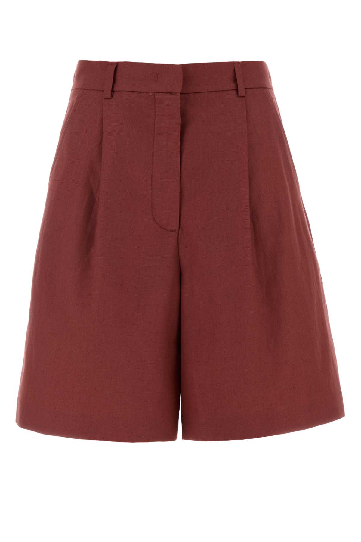 Tyrian purple cotton blend Cuba shorts 2615141022600021 (Weekend Max Mara / ショートパンツ ) | Weekend Max Mara (ウィークエンド マックスマーラ)