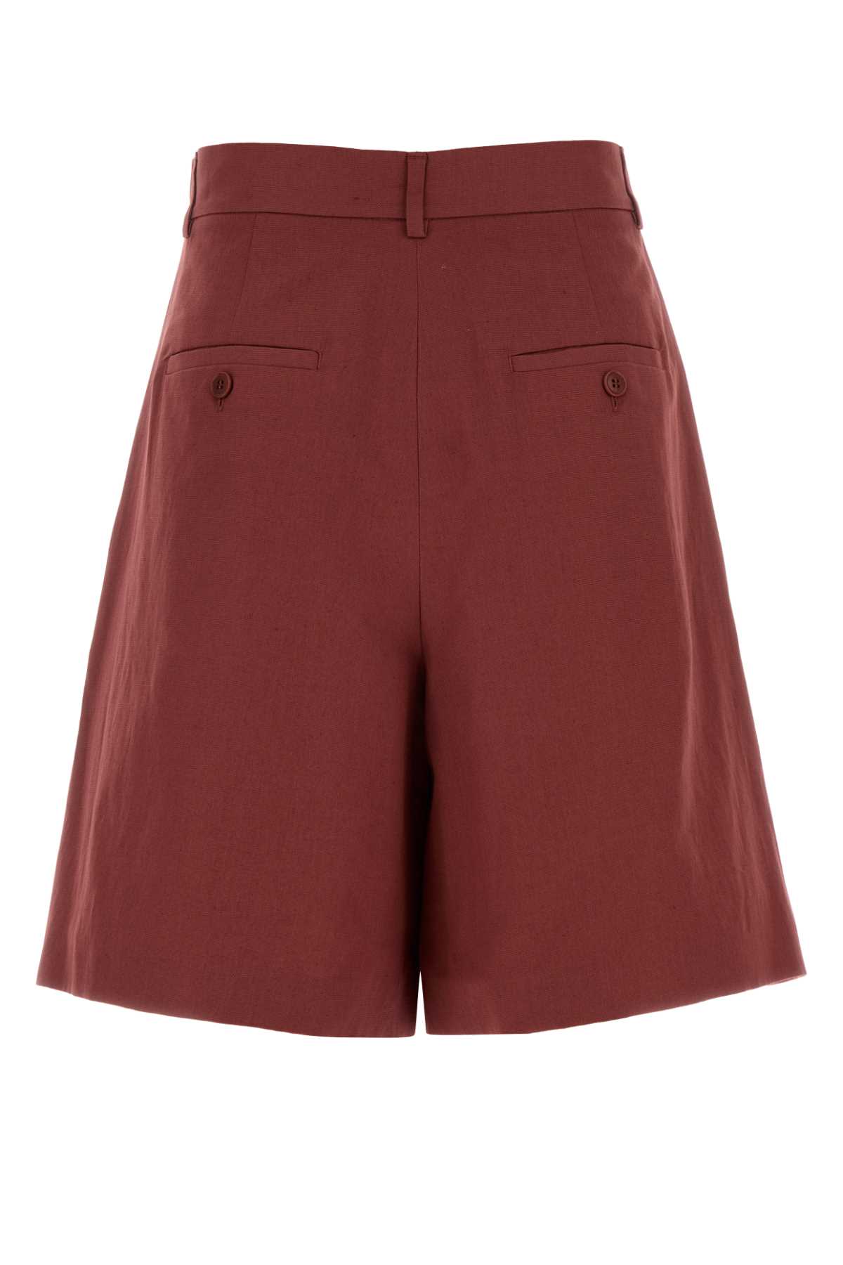 Tyrian purple cotton blend Cuba shorts 2615141022600021 (Weekend Max Mara / ショートパンツ ) | Weekend Max Mara (ウィークエンド マックスマーラ)(1)