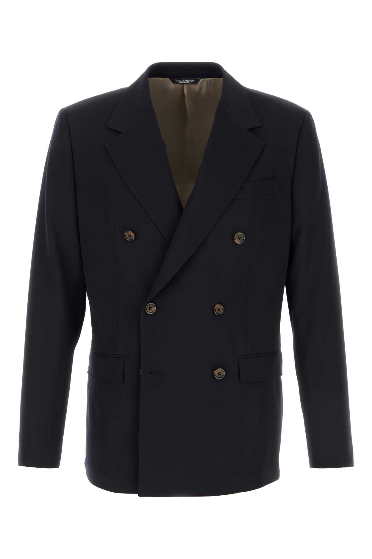 Black stretch wool blazer G2WG1TFUBGZRB4902 (Dolce & Gabbana / ブレザー・ジャケット ) | Dolce & Gabbana (ドルチェガッバーナ)
