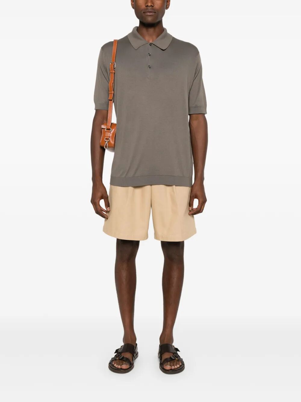 ISIS FINE KNIT COTTON POLO SHIRT ISISBEIGE (JOHN SMEDLEY / ポロシャツ ) | JOHN SMEDLEY (ジョンスメドレー)(1)