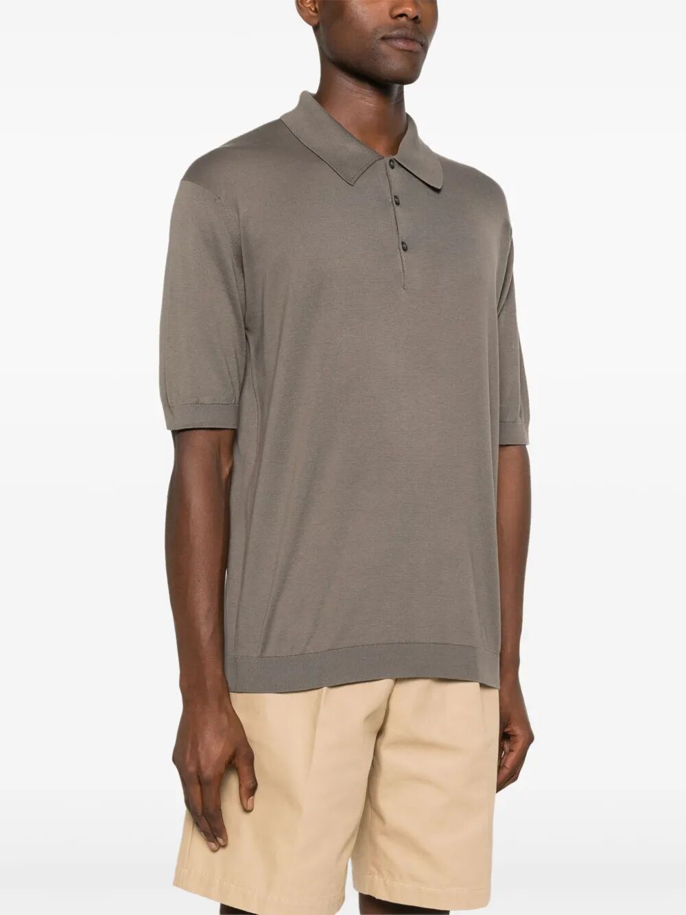 ISIS FINE KNIT COTTON POLO SHIRT ISISBEIGE (JOHN SMEDLEY / ポロシャツ ) | JOHN SMEDLEY (ジョンスメドレー)(2)