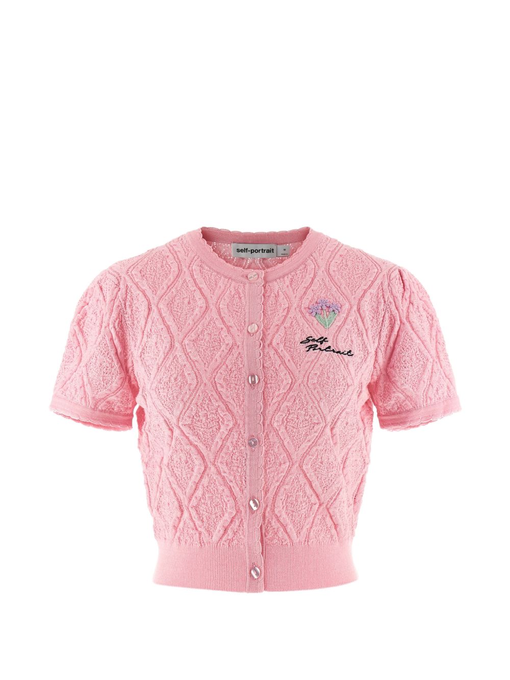 SELF PORTRAIT Sweaters Pink SS26057TPNK (self-portrait / ニット・セーター・カーディガン ) | self-portrait (セルフ・ポートレイト)