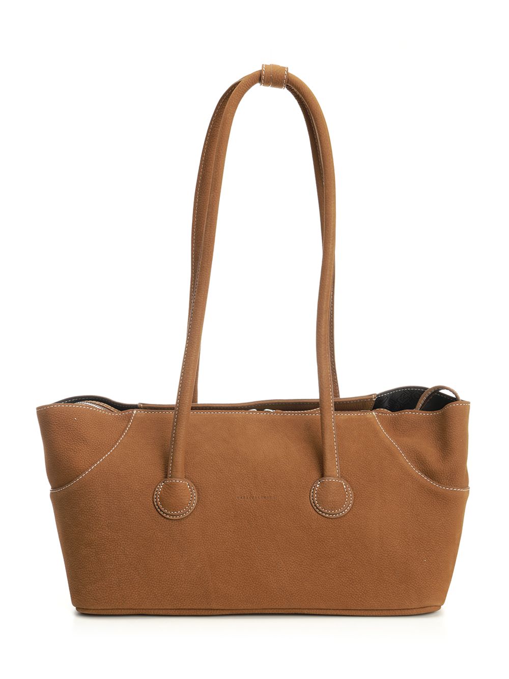 BOAT SHOPPER LARGE COW LEATHER. GG045896CHESTNUT (MARGESHERWOOD / トートバッグ ) | MARGESHERWOOD (マージシャーウッド)