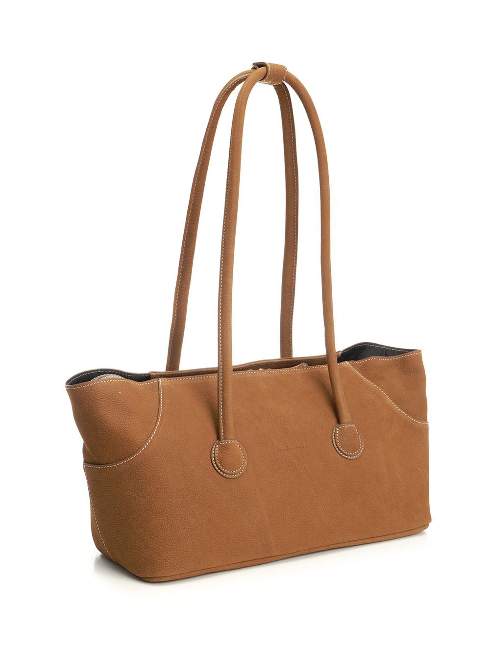 BOAT SHOPPER LARGE COW LEATHER. GG045896CHESTNUT (MARGESHERWOOD / トートバッグ ) | MARGESHERWOOD (マージシャーウッド)(1)