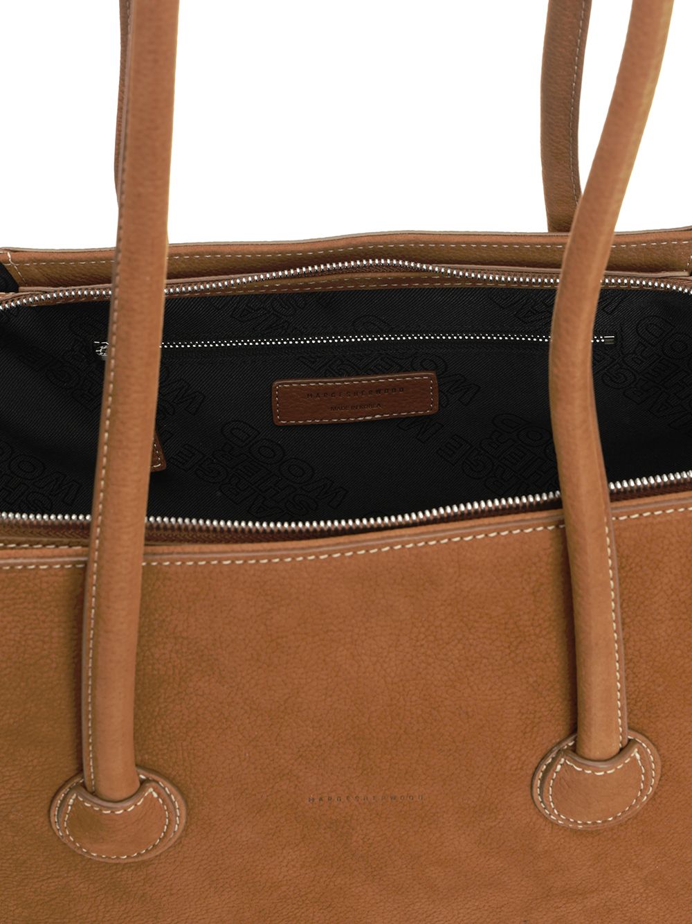 BOAT SHOPPER LARGE COW LEATHER. GG045896CHESTNUT (MARGESHERWOOD / トートバッグ ) | MARGESHERWOOD (マージシャーウッド)(3)