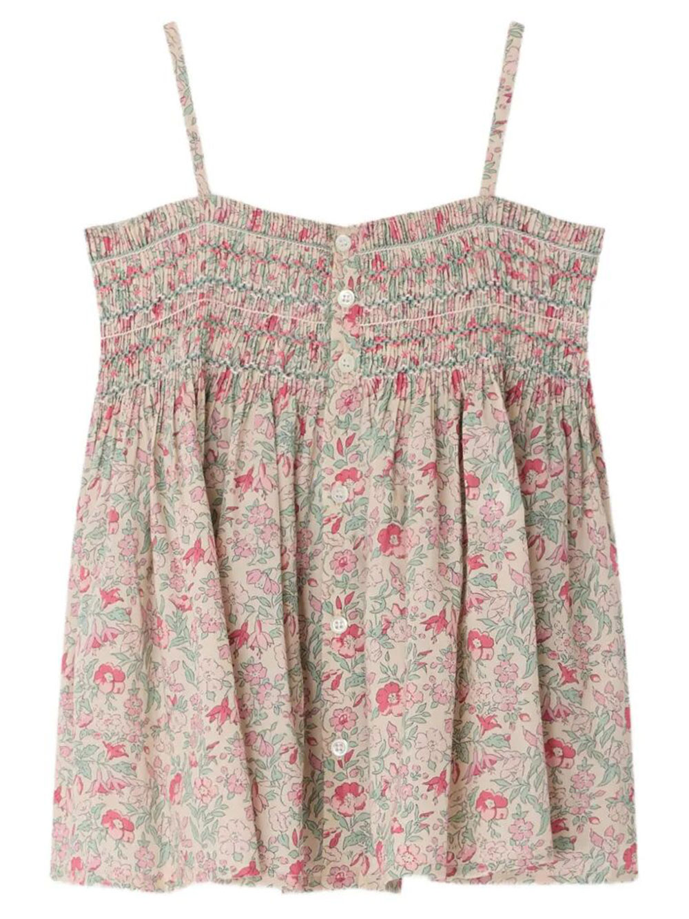 APOLLINE STRAPPY BLOUSE IN LIBERTY ORGANIC COTTON S06GBLW00017528 (Bonpoint / タンクトップ・キャミソール ) | Bonpoint (ボンポワン)