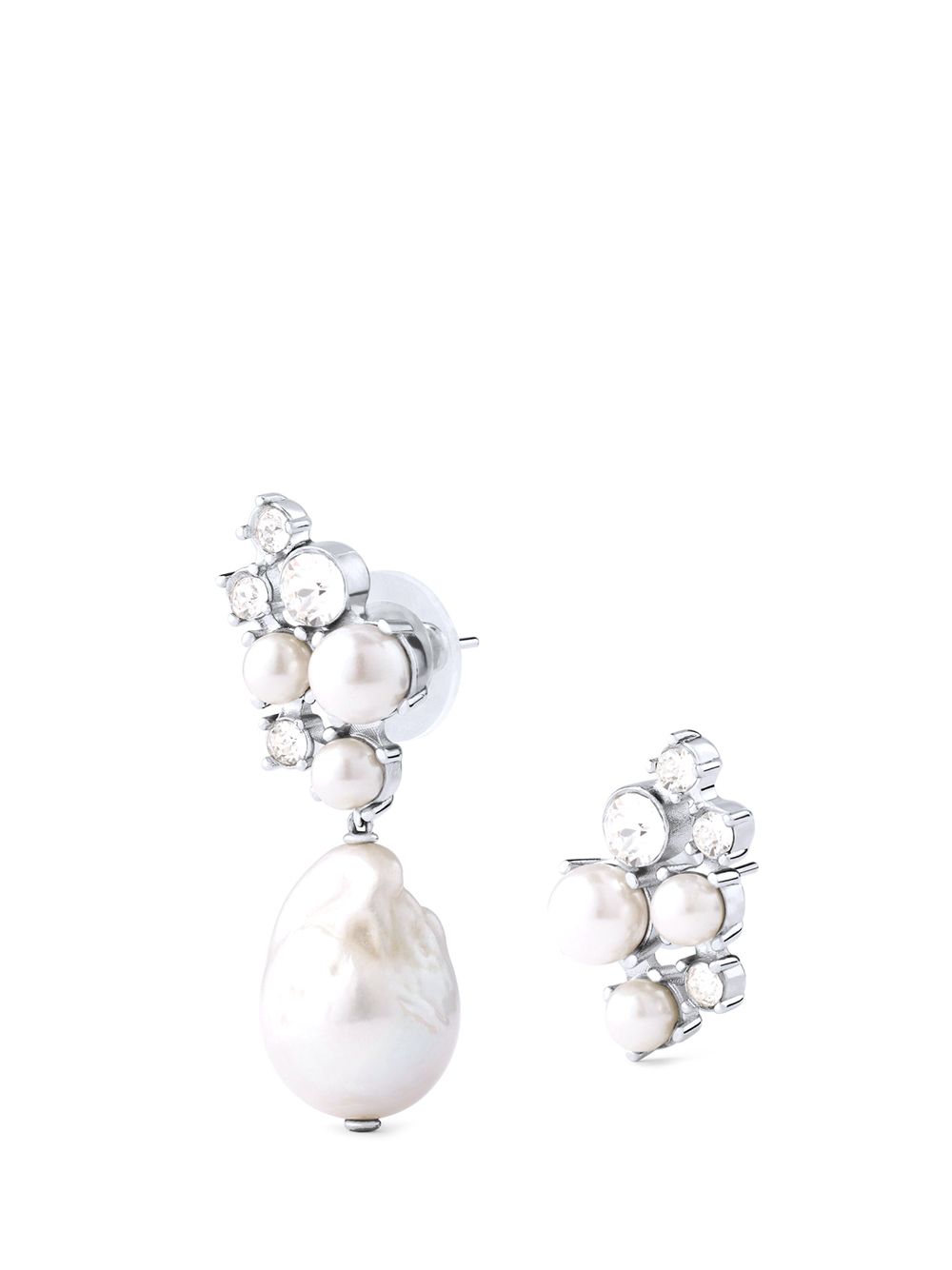 CRYSTAL PEARL MIXED SILVERY EARRINGS BF116MF05M132 (GIVENCHY / ピアス・イヤリング ) | GIVENCHY (ジバンシィ)(1)