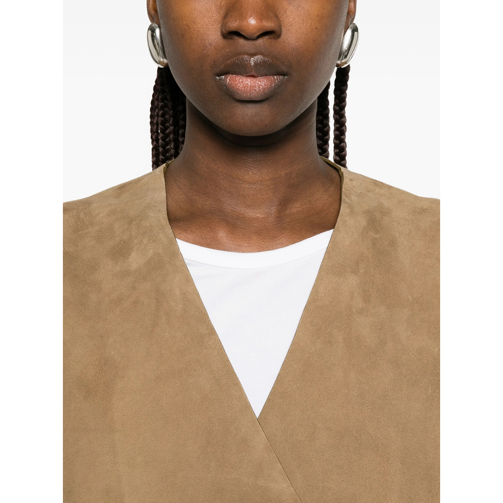 Jacket Toteme 262WRZ0073LE0218104TOBAC (TOTEME / レザー&ファージャケット・コート ) | TOTEME (トーテム)(2)