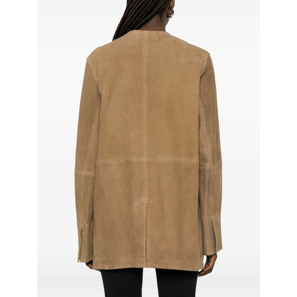 Jacket Toteme 262WRZ0073LE0218104TOBAC (TOTEME / レザー&ファージャケット・コート ) | TOTEME (トーテム)(4)