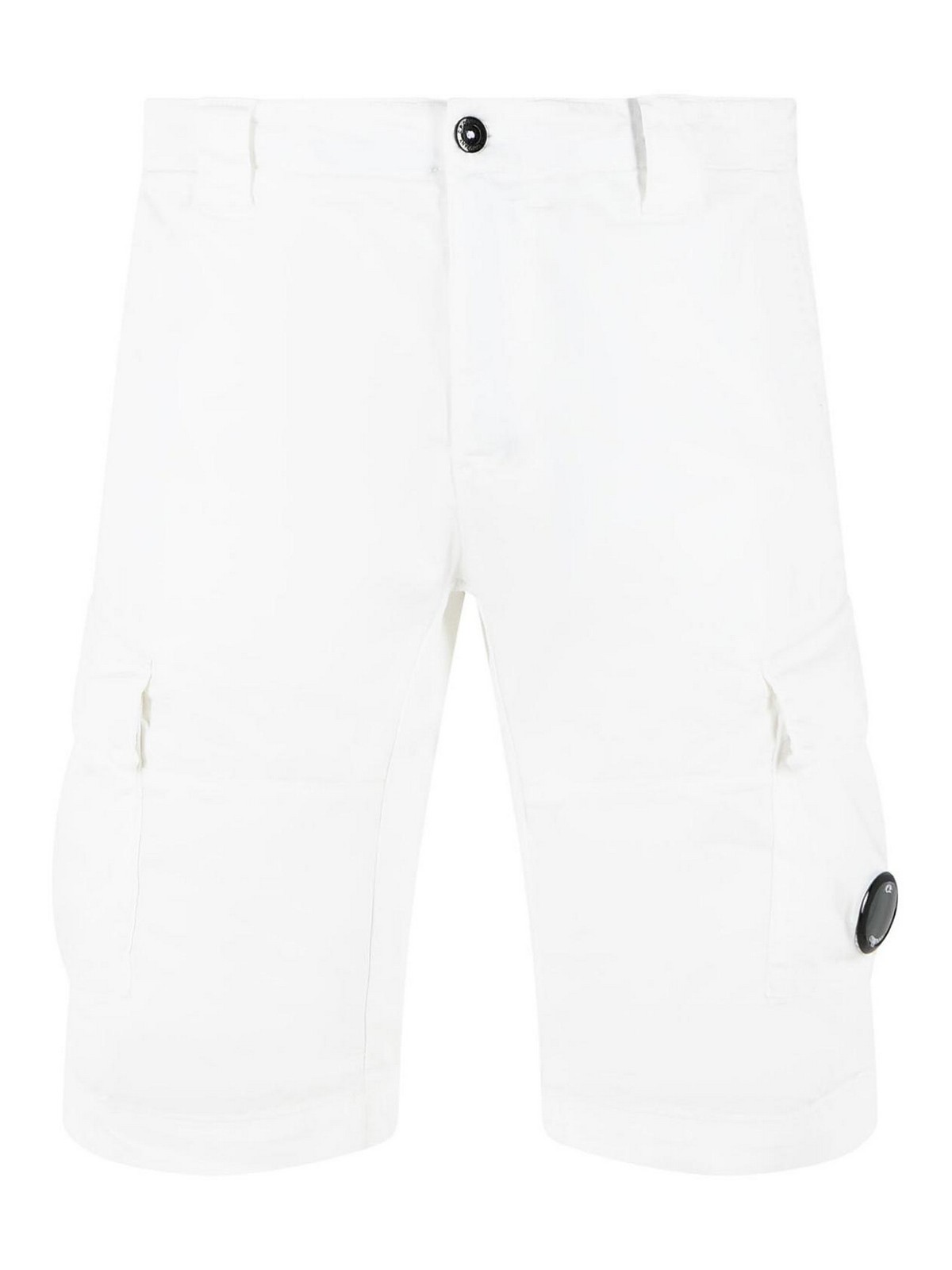 White Cotton Shorts RSCMBE746A005694G103 (C.P. Company / ショートパンツ ) | C.P. Company (シーピーカンパニー)
