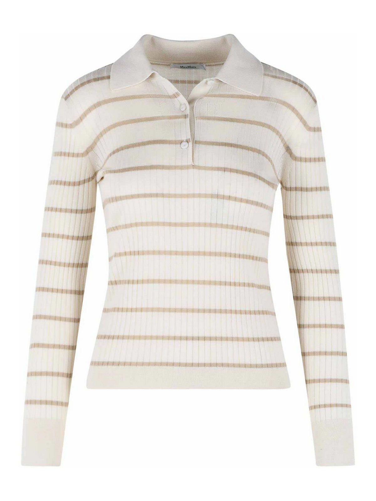 Gitano Ivory Cashmere And Silk Sweater 2611361058007 (Max Mara / ニット・セーター・カーディガン ) | Max Mara (マックスマーラ)