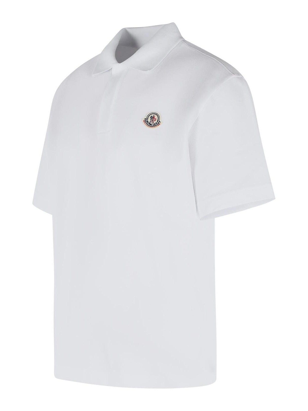 White Cotton Polo Shirt 0918A0002489A1600A (Moncler / ポロシャツ ) | Moncler (モンクレール)(2)