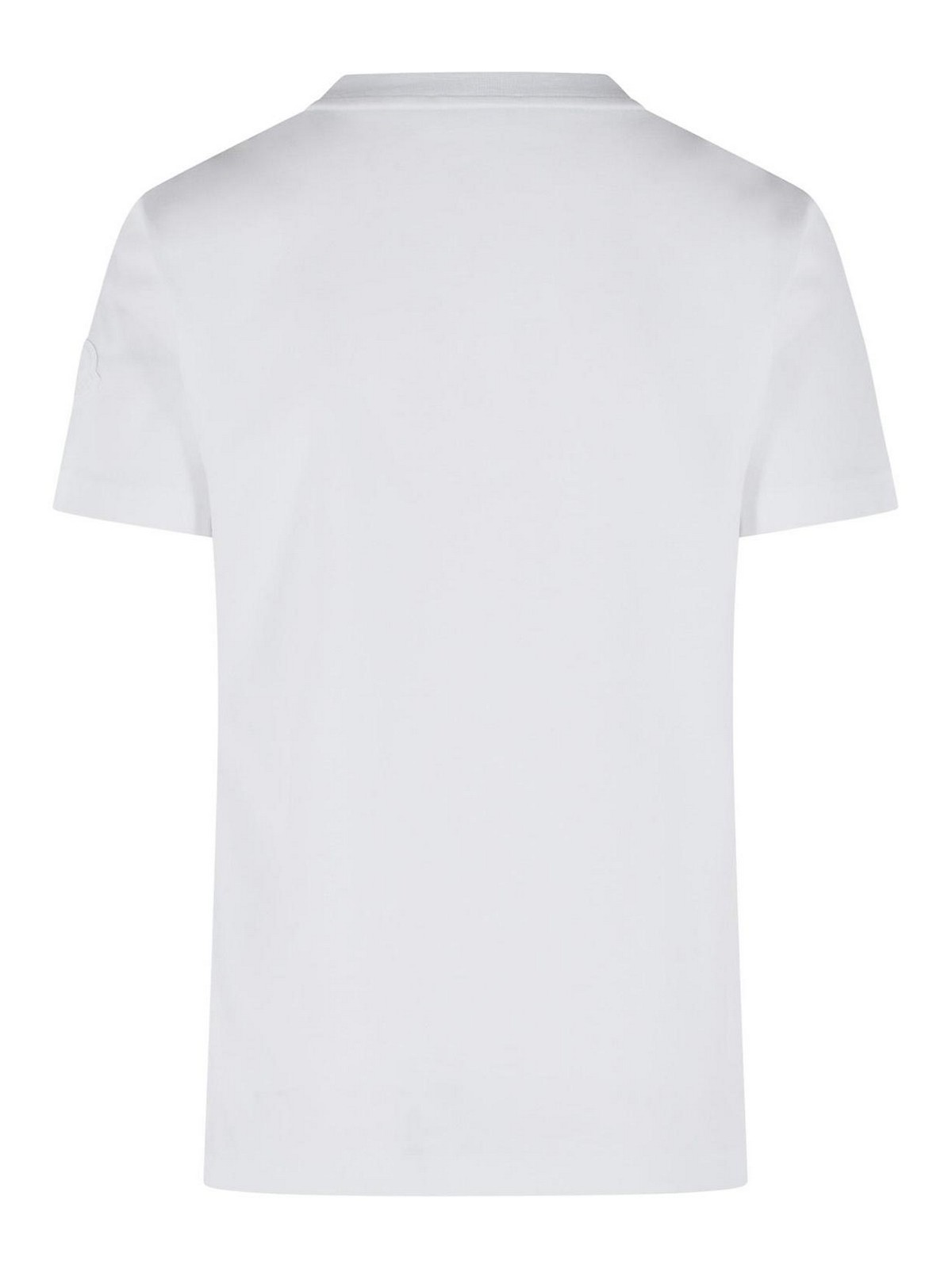 White Cotton T-Shirt 0938C0001789B8Y00A (Moncler / Tシャツ・カットソー ) | Moncler (モンクレール)(1)