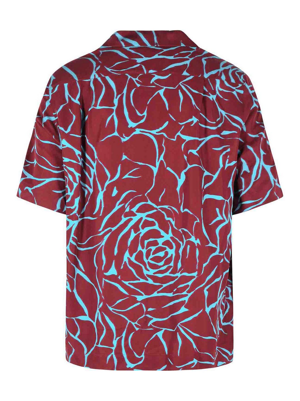 Carltone And Light Blue Viscose Shirt 207423244358 (Dries Van Noten / シャツ・ブラウス ) | Dries Van Noten (ドリスヴァンノッテン)(1)