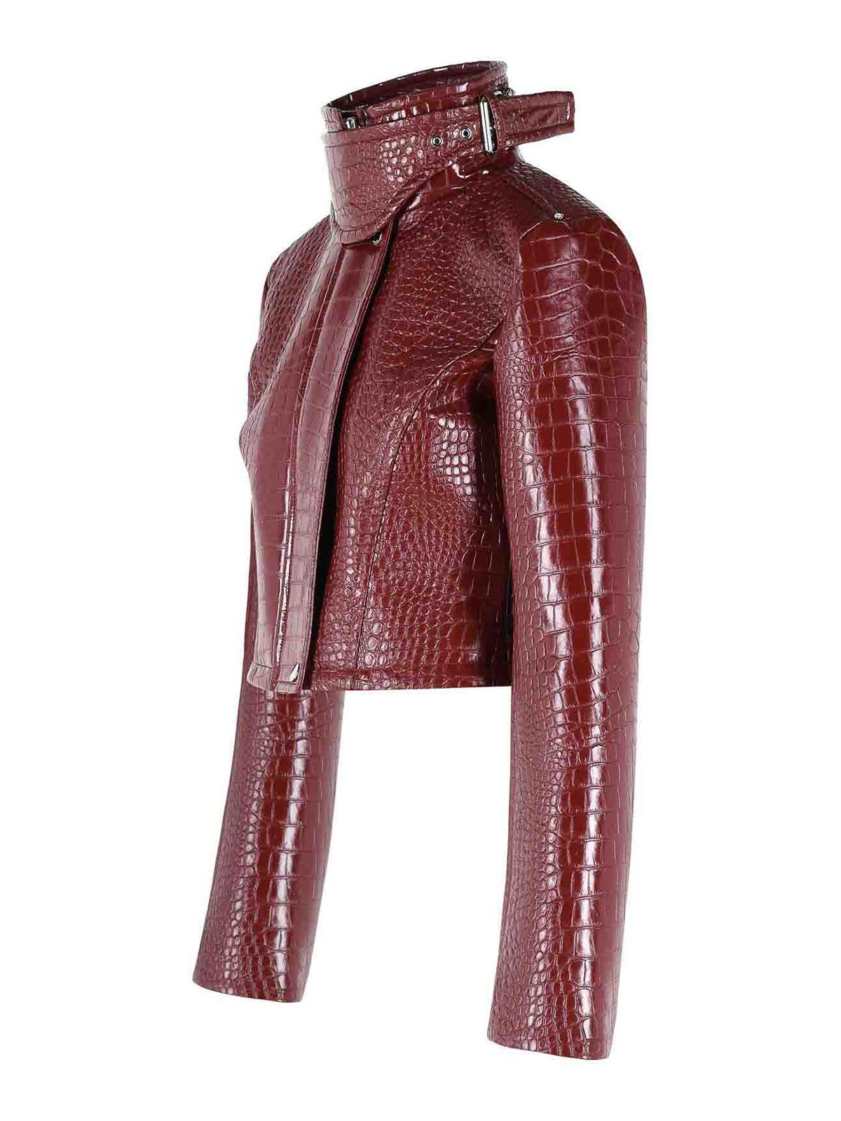 Sultan Crop Jacket In Print Patent Leather 2612041081004 (Sportmax / レザー&ファージャケット・コート ) | Sportmax (スポーツマックス)(2)