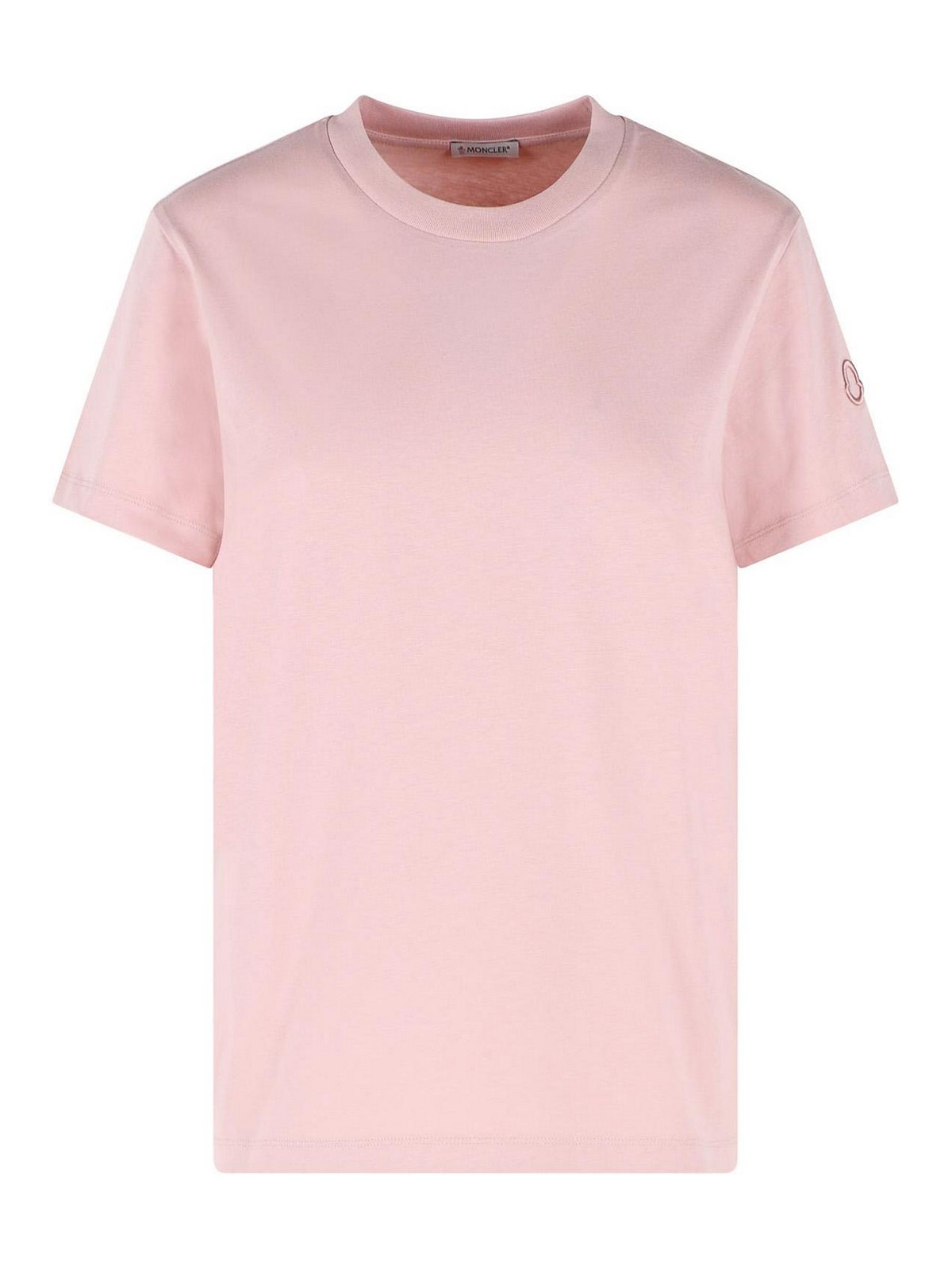 Pink Cotton T-Shirt 0938C0002989AUO51E (Moncler / Tシャツ・カットソー ) | Moncler (モンクレール)