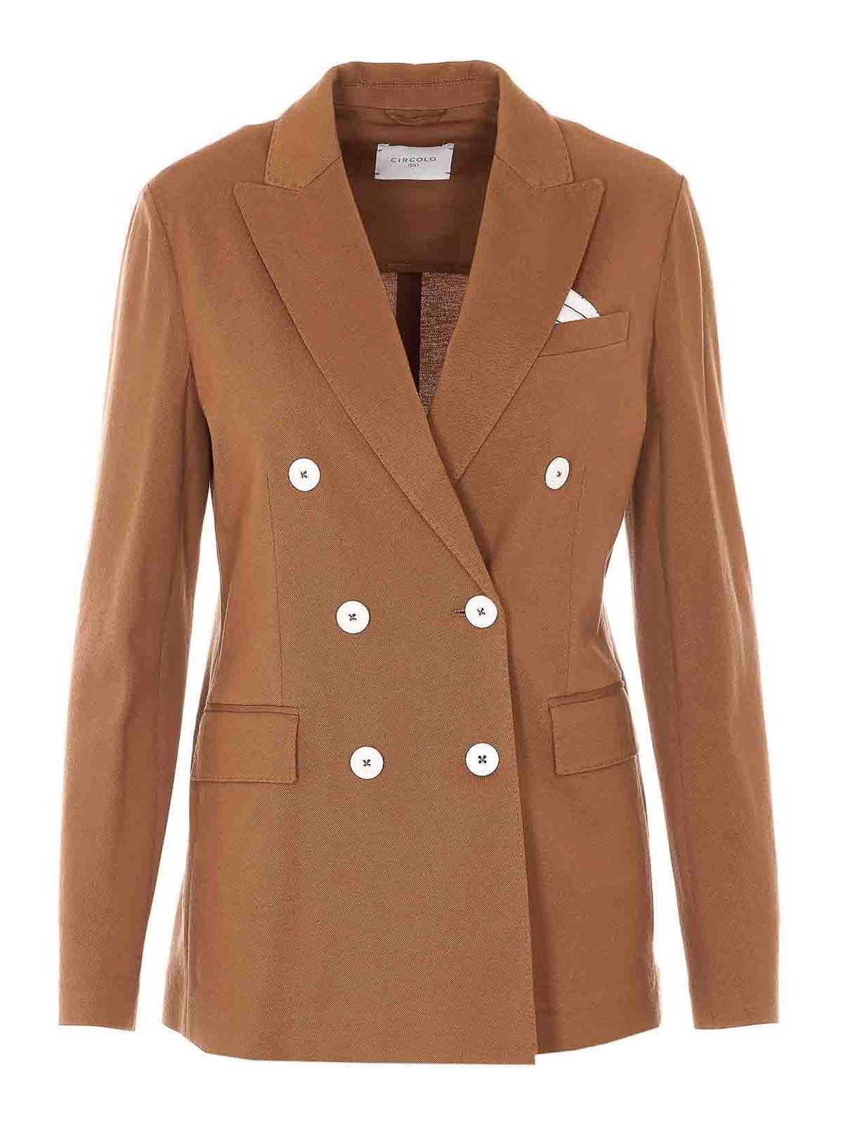 Brown Jacket FD38491330 (CIRCOLO 1901 / ブレザー・ジャケット ) | CIRCOLO 1901 (チルコロ1901)