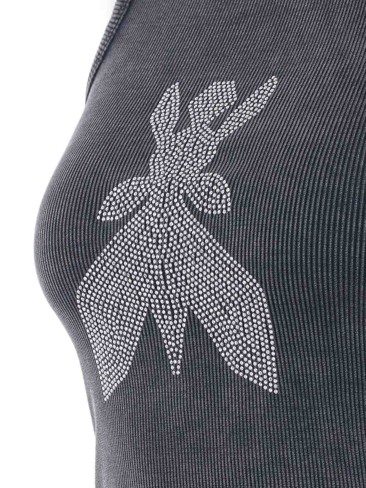 Grey Tank Top 8M1768J373S763 (PATRIZIA PEPE / タンクトップ・キャミソール ) | PATRIZIA PEPE (パトリツィア ペペ)(2)