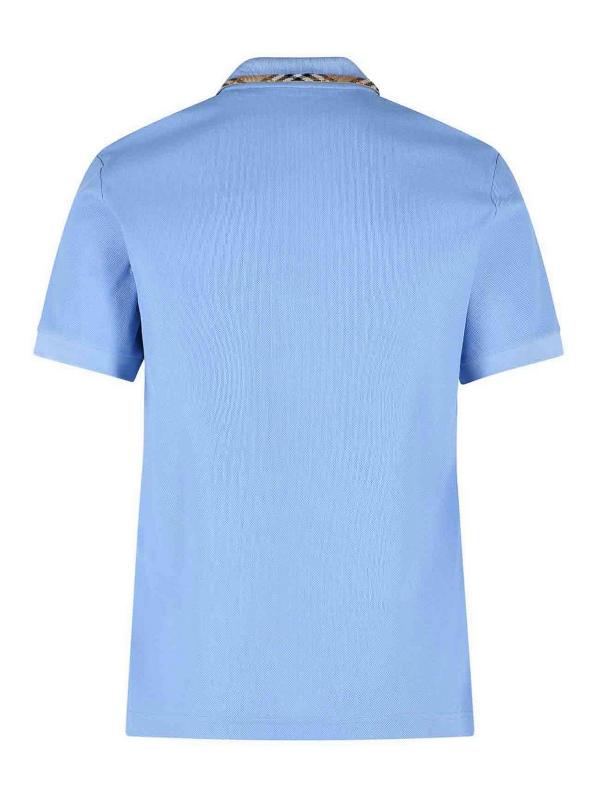 Eddie Polo Shirt In Light Blue Cotton 8126956 (Burberry / ポロシャツ ) | Burberry (バーバリー)(1)