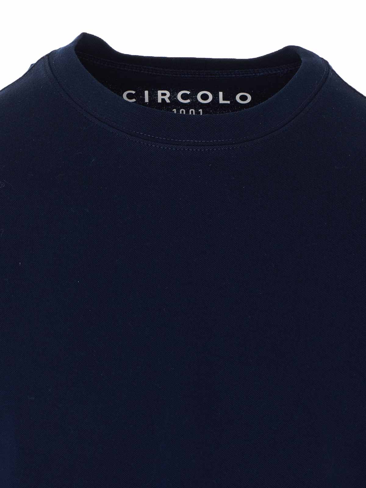 Blue T-Shirt CN5206447 (CIRCOLO 1901 / Tシャツ・カットソー ) | CIRCOLO 1901 (チルコロ1901)(3)