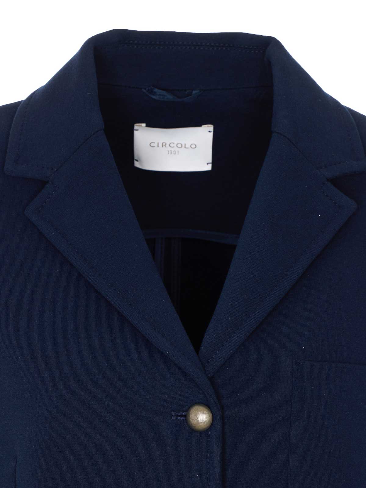 Blue Single Breasted Button Closure FD3808447 (CIRCOLO 1901 / ブレザー・ジャケット ) | CIRCOLO 1901 (チルコロ1901)(3)