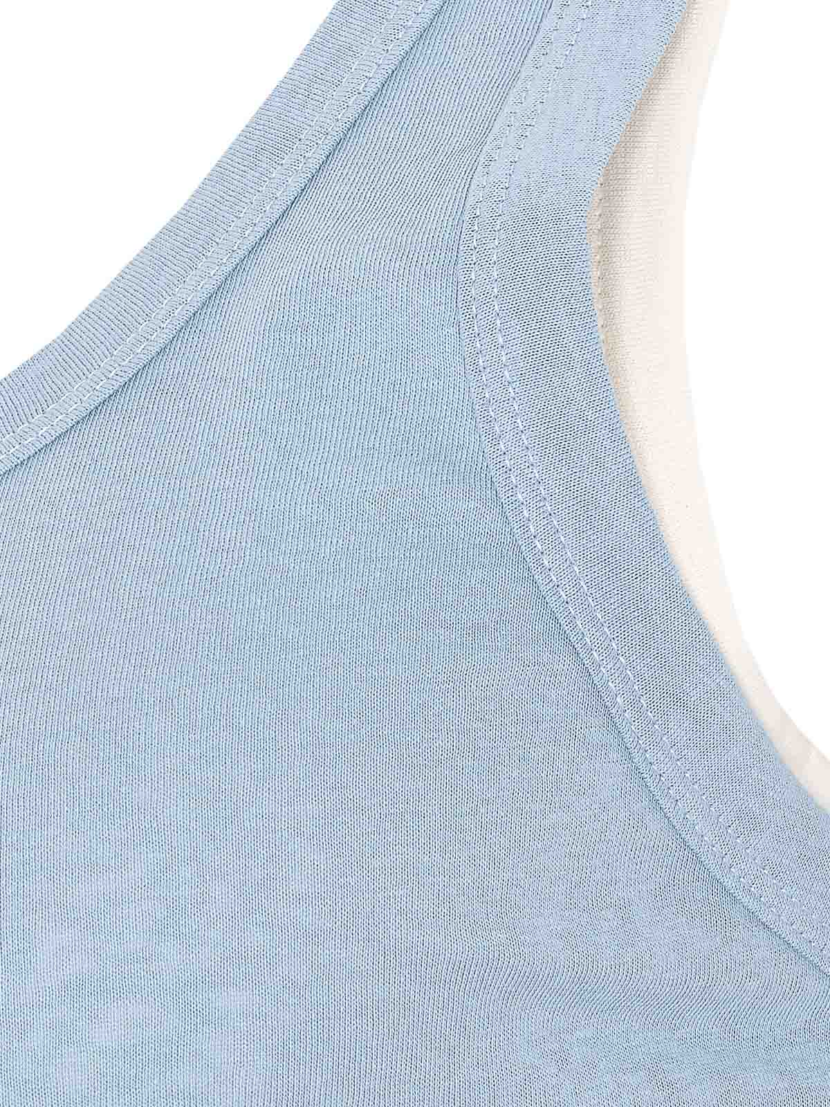 White And Light Blue Top 0250CELESTE (ELEH / タンクトップ・キャミソール ) | ELEH (エレ)(2)