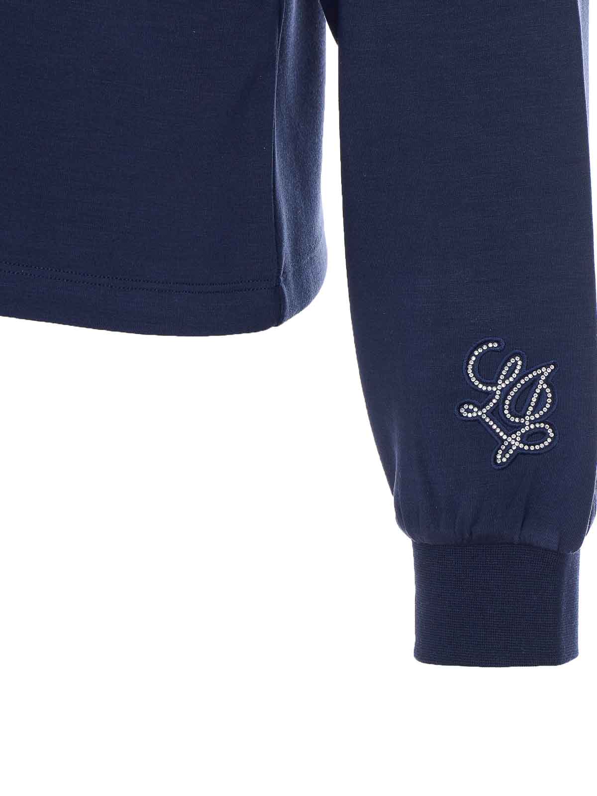 Blue Sweatshirt TA6076JS86993924 (LIU•JO / スウェット・フーディー ) | LIU•JO (リュー・ジョー)(2)