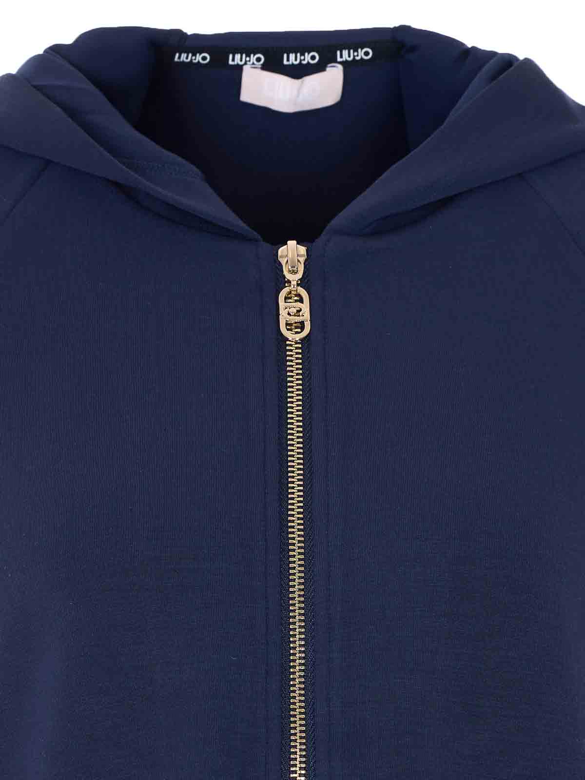 Blue Sweatshirt TA6076JS86993924 (LIU•JO / スウェット・フーディー ) | LIU•JO (リュー・ジョー)(3)