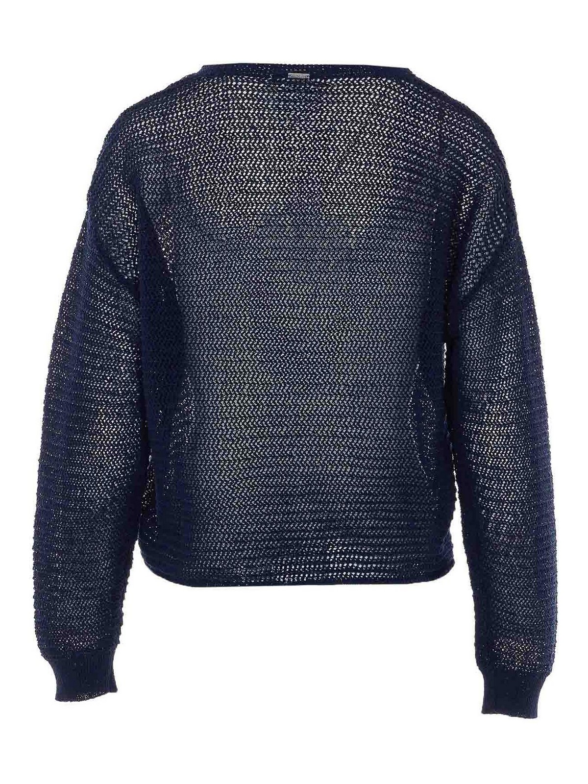 Blue Knitted Sweater 261TE302013172 (TWINSET / ニット・セーター・カーディガン ) | TWINSET (ツインセット)(1)