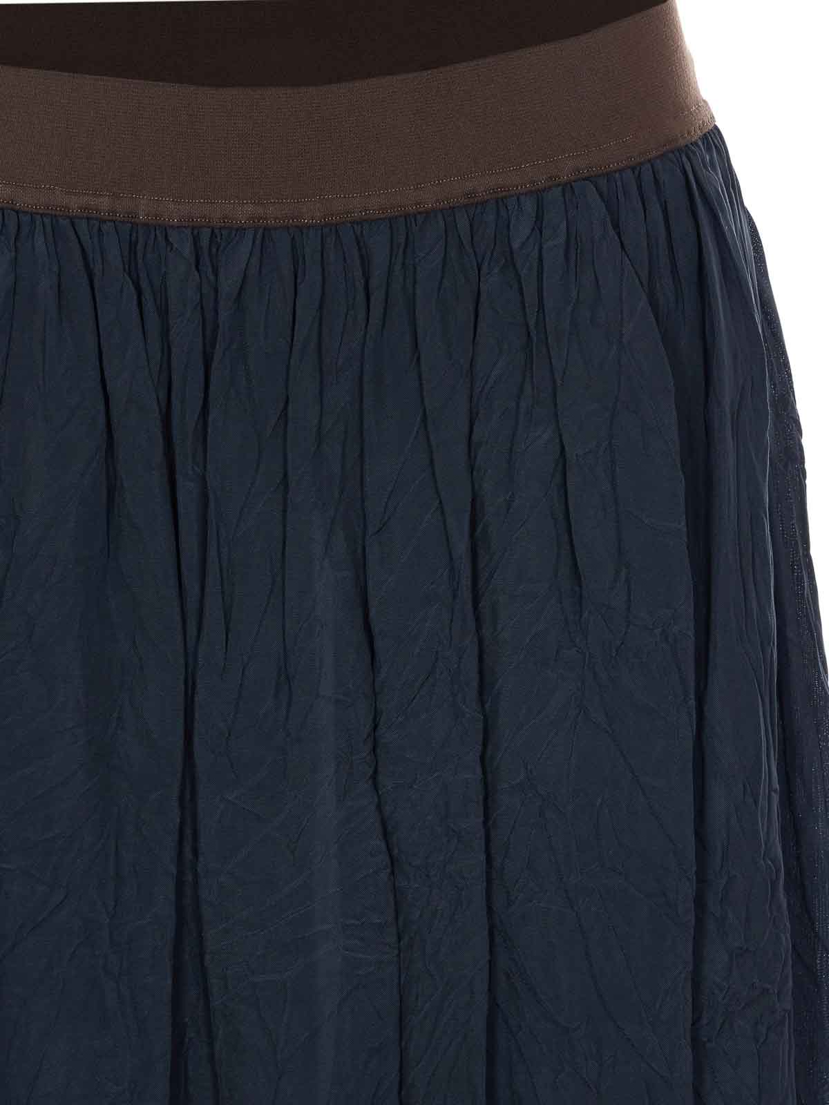 Navy Gillian Skirt UP2002UW033 (UMA WANG / スカート ) | UMA WANG (ユマ ワン)(3)
