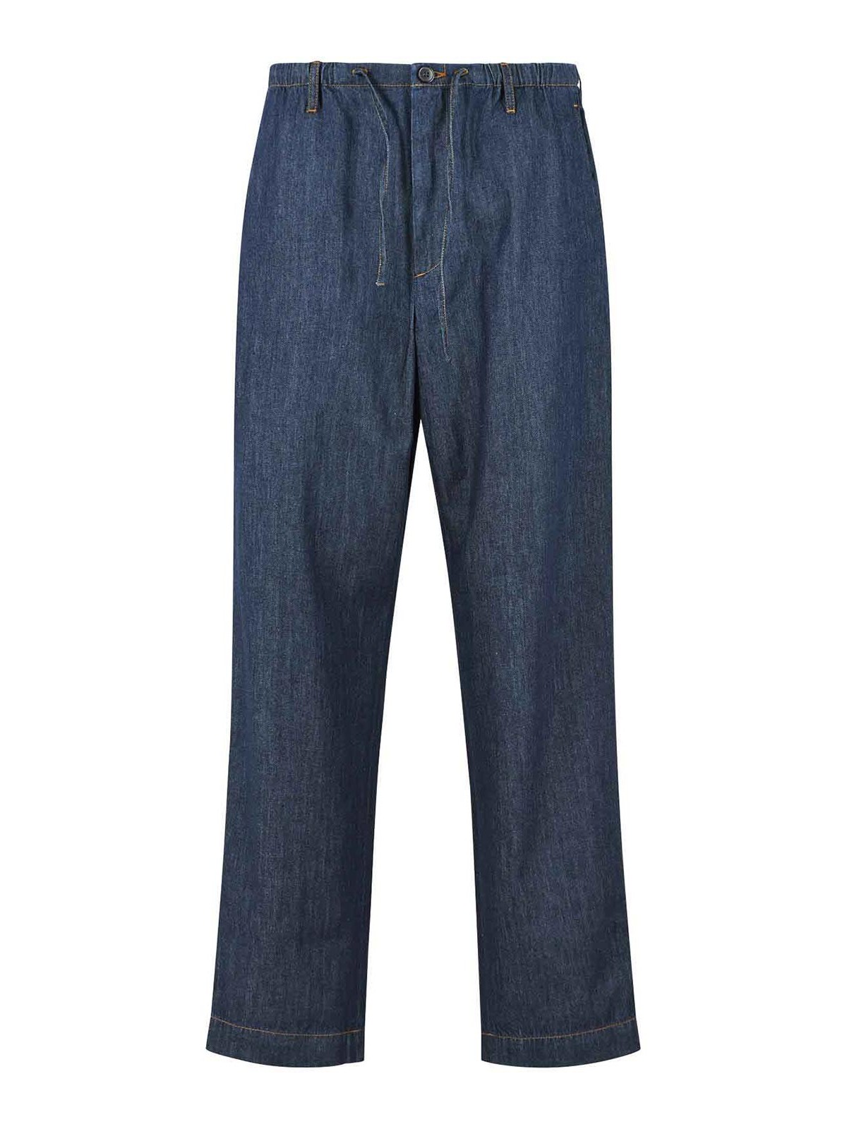 Penny Blue Cotton Pants 209083386507 (Dries Van Noten / パンツ ) | Dries Van Noten (ドリスヴァンノッテン)