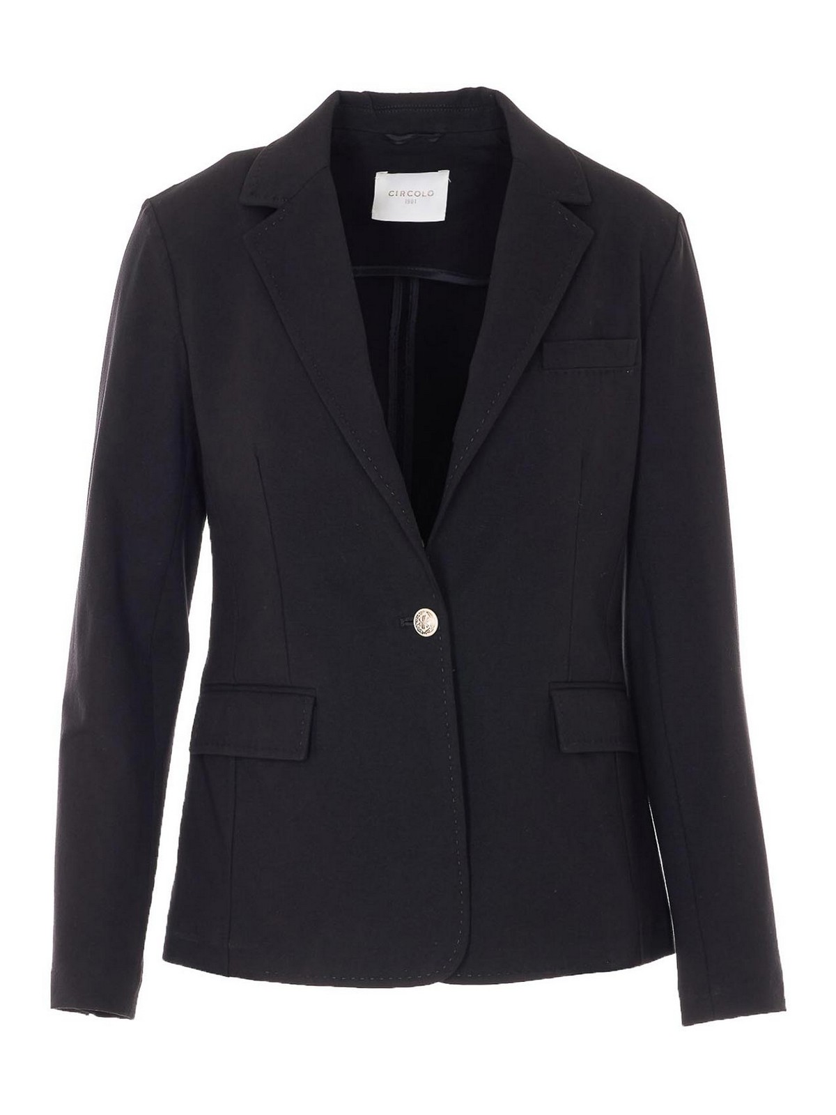 Black Jacket FD3866001 (CIRCOLO 1901 / ブレザー・ジャケット ) | CIRCOLO 1901 (チルコロ1901)