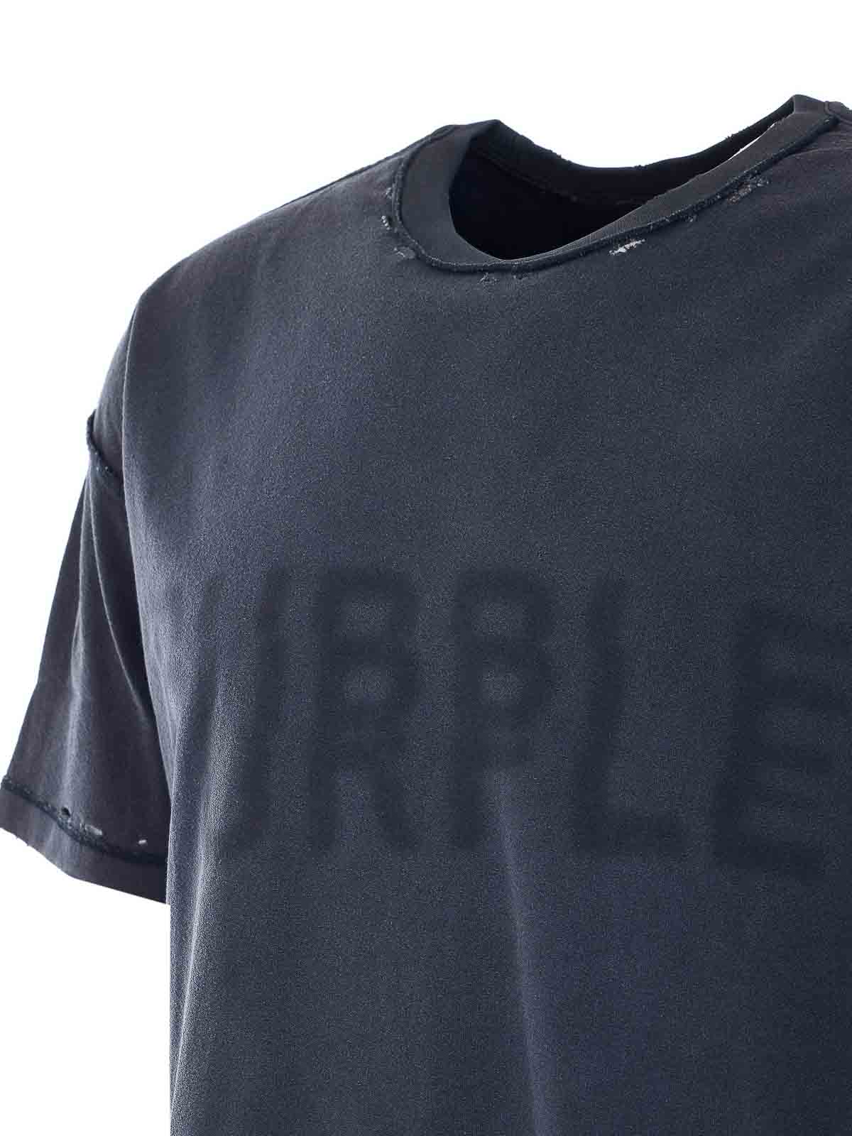 Black Texture Inside T-Shirt P101TBRH226BLACK (PURPLE / Tシャツ・カットソー ) | PURPLE (パープル)(2)