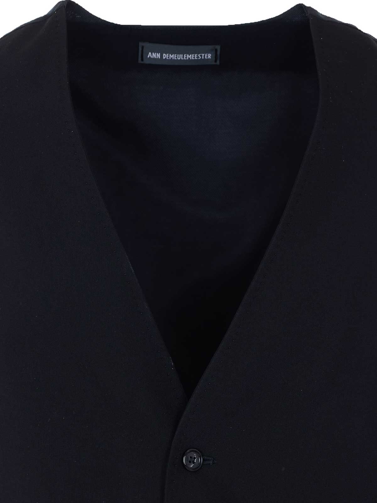 Black Juikko Classic Vest 12391FA558099 (Ann Demeulemeester / ベスト ) | Ann Demeulemeester (アンドゥムルメステール)(3)