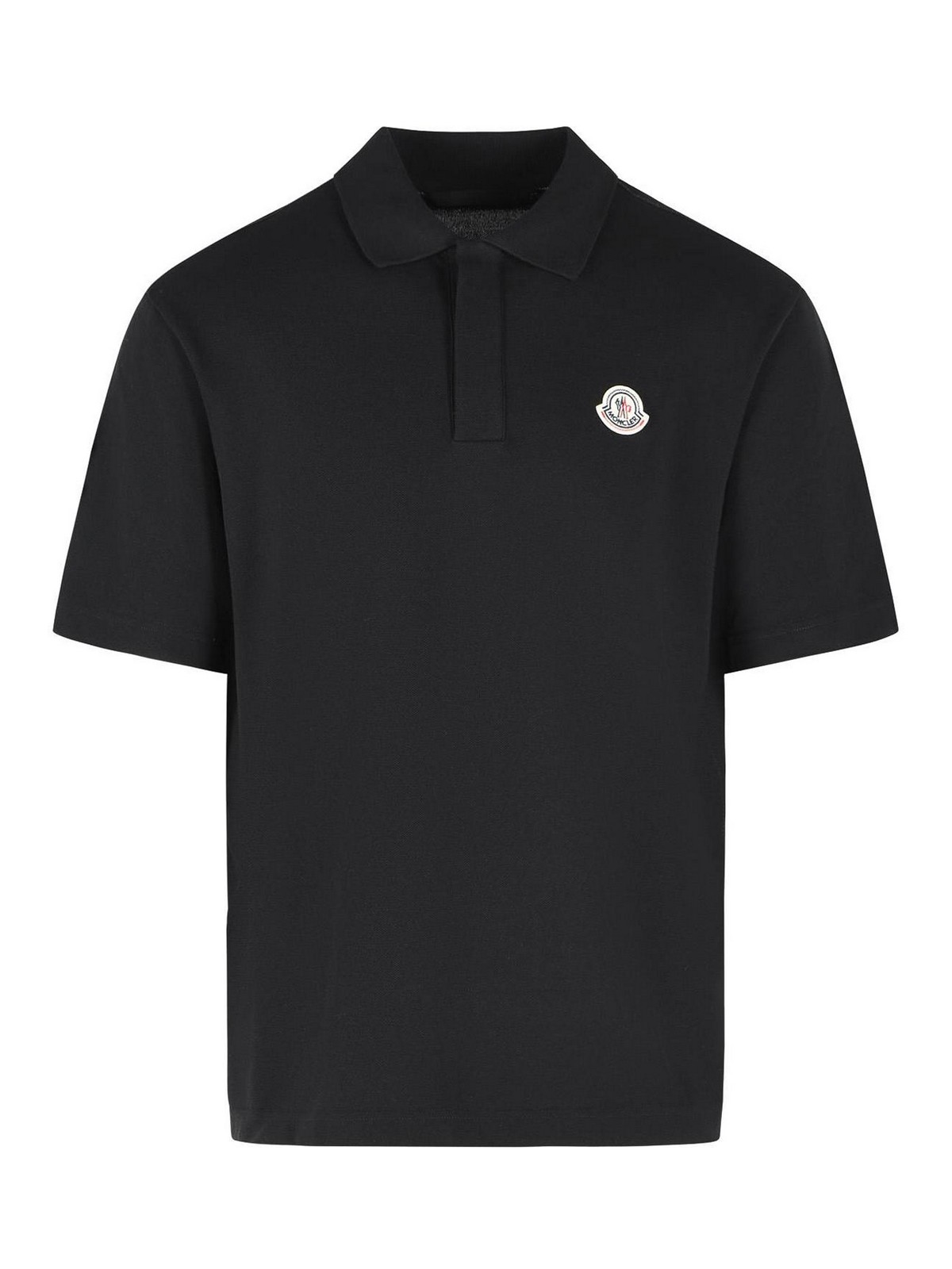 Black Cotton Polo Shirt 0918A0002489A16999 (Moncler / ポロシャツ ) | Moncler (モンクレール)
