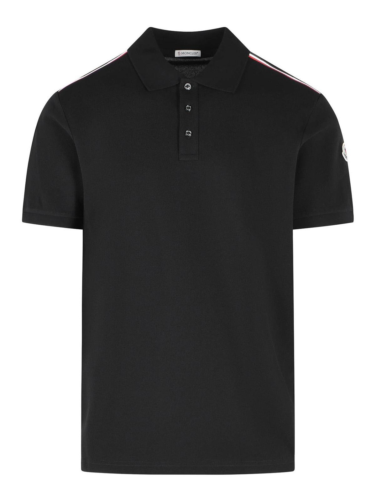 Black Cotton Polo Shirt 0918A0003189A16999 (Moncler / ポロシャツ ) | Moncler (モンクレール)