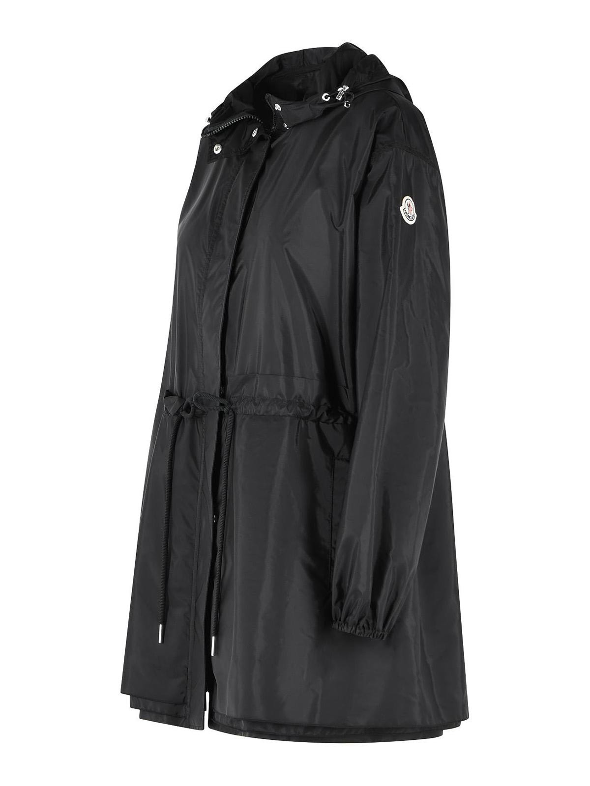 Weteau Black Nylon Midi Jacket 0931A00135539ZD999 (Moncler / ジャケット & コート ) | Moncler (モンクレール)(2)