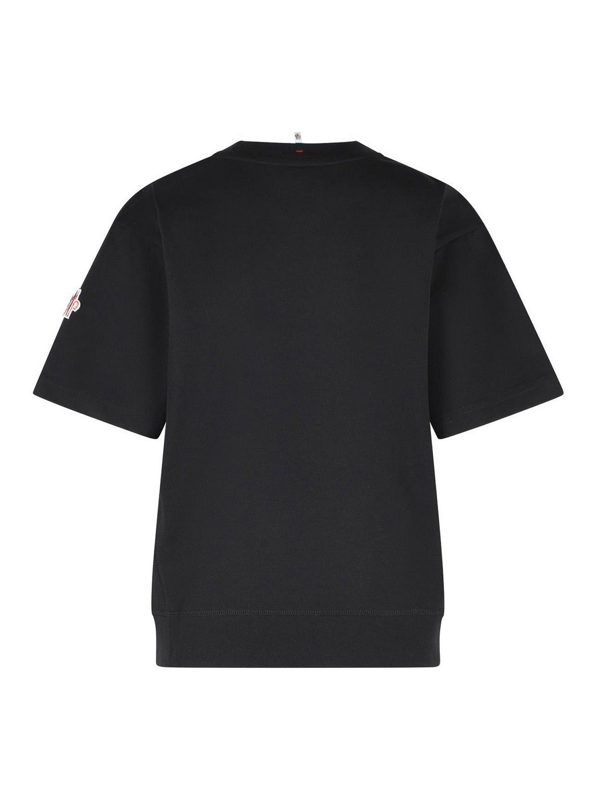 Black Cotton T-Shirt 0988C0001089AZ9999 (Moncler / Tシャツ・カットソー ) | Moncler (モンクレール)(1)