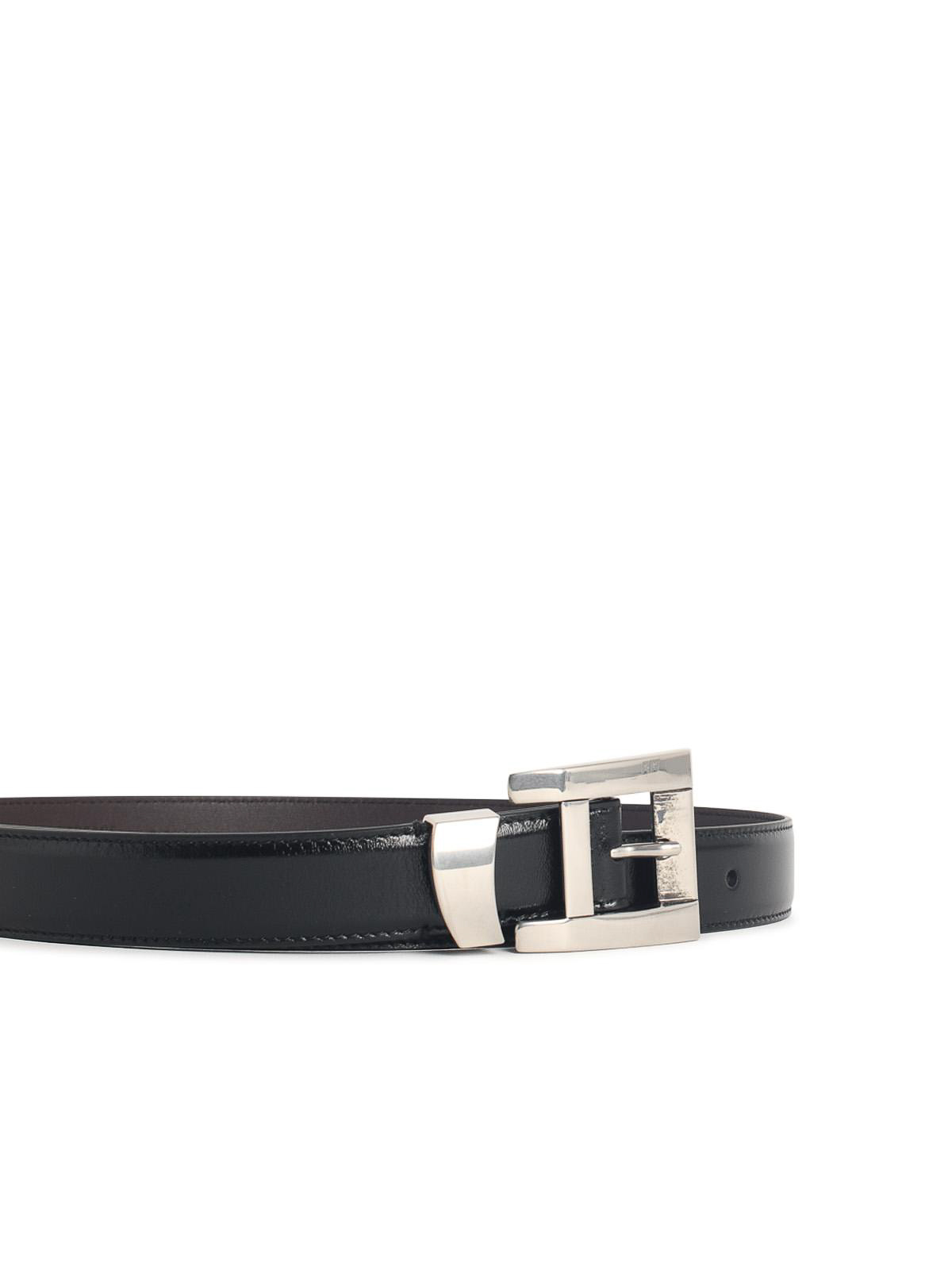 Black Leather Belt 10237351A178481B00K (VERSACE / ベルト・サスペンダー ) | VERSACE (ヴェルサーチェ)(2)