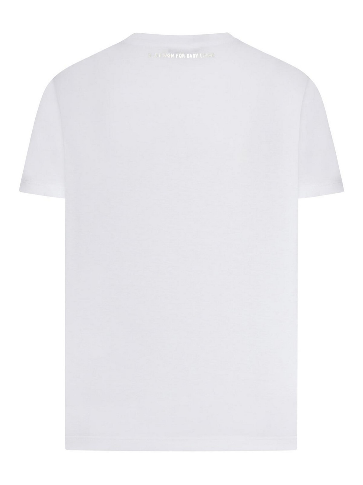 Cotton T-Shirt With Contrasting Side Logo 261997E20 (S MAX MARA / Tシャツ・カットソー ) | S MAX MARA (エス マックスマーラ)(1)