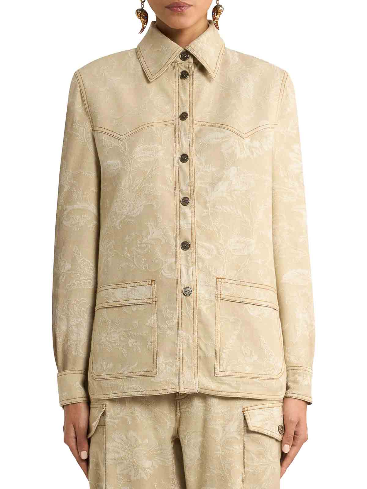 Jacquard Overshirt WRNE000999TJEK7S9820 (ETRO / カジュアルジャケット ) | ETRO (エトロ)(2)