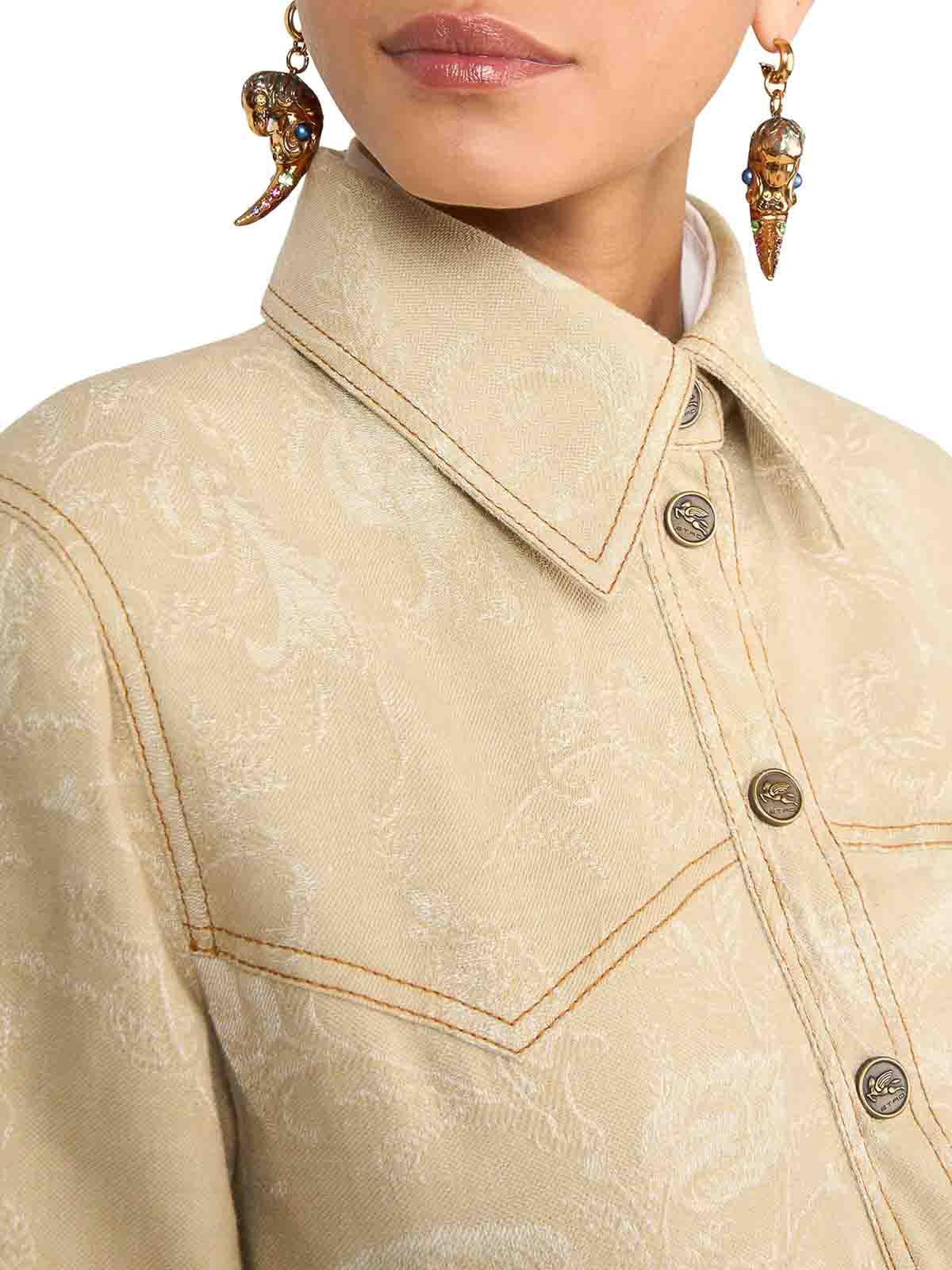 Jacquard Overshirt WRNE000999TJEK7S9820 (ETRO / カジュアルジャケット ) | ETRO (エトロ)(4)